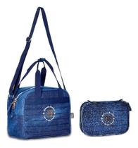 Kit Lancheira Térmica E Estojo Jeans Rebecca Bonbon Clio Kit Lancheira Térmica E Estojo Jeans Rebecca Bonbon Clio