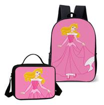 Kit Lancheira Termica E Mochila Escolar Princesa Adormecida Lançamento Kit Lancheira Termica E Mochila Escolar Princesa Adormecida Lançamento
