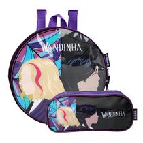 Kit Lancheira Térmica + Estojo Escolar Duplo Wandinha Kit Lancheira Térmica + Estojo Escolar Duplo Wandinha