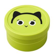 Kit Lancheira Térmica Infantil Art House com Tampa Gatinho, Alça e Colher 800ml