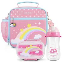 Kit Lancheira Térmica, Pote Marmita 400ml e Garrafa 460ml Infantil PICCOLINO Kit Lancheira Térmica, Pote Marmita 400ml e Garrafa 460ml Infantil PICCOLINO