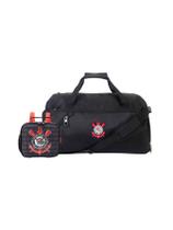 Kit Lancheira Térmica+Sacola de Viagem Esportiva Corinthians