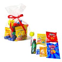 Kit Lanchinho Infantil Guloseimas, Bebida e Brinquedo