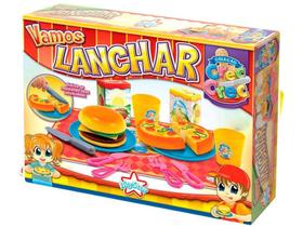 Kit Lanchonete de Brinquedo - Crec Crec Vamos Lanchar Big-Star