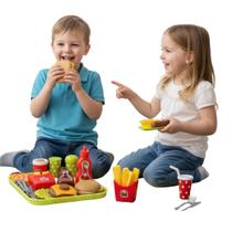 Kit Lanchonete Fastfood Sanduiche Cozinha Brinquedo Infantil