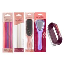 Kit Lanossi Completo Lixas, Escova e Palito Cuidado com o Pé