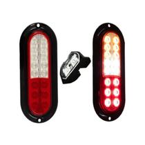 Kit Lanterna De Led Com Ré + Placa Carretinha Carreta Bivolt Kit Lanterna De Led Com Ré + Placa Carretinha Carreta Bivolt