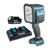 Kit Lanterna de Led DML812 Makita e Bateria 18V 3.0Ah e Carregador DC18RD Kit Lanterna de Led DML812 Makita e Bateria 18V 3.0Ah e Carregador DC18RD
