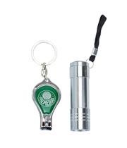 Kit Lanterna e Chaveiro Cortador de Unha Palmeiras