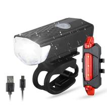 Kit Lanterna E Farol A Prova D'água Bicicleta Luz Ultra Led