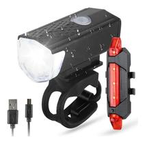 Kit Lanterna E Farol Bicicleta Luz Ultra Led A Prova D'água Kit Lanterna E Farol Bicicleta Luz Ultra Led A Prova D'água