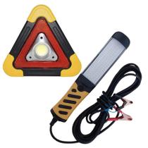 Kit Lanterna Emergência P/Carro Pendente Sinalizador Luz Led