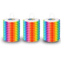 Kit Lanterna Festa Junina Sanfonada Para Decoração 03PCS Kit Lanterna Festa Junina Sanfonada Para Decoração 03PCS