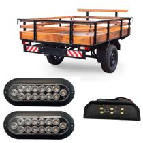 Kit lanterna led traseira carretinha reboque trailer food truck Kit lanterna led traseira carretinha reboque trailer food truck