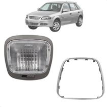 Kit Lanterna Luz Teto Com Moldura Kombi Gol Saveiro Parati