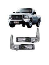 Kit Lanterna Pisca Dianteiro F250 F350 1998 A 2006 Cristal