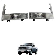 Kit Lanterna Pisca Dianteiro F250 F350 1998 A 2006 Cristal