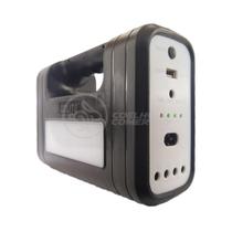 Kit Lanterna Placa Solar Carregador Portatil Energia Kit Lanterna Placa Solar Carregador Portatil Energia