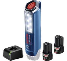 Kit Lanterna Sem Fio Bosch Gli 12v-300 2 Baterias Carregador
