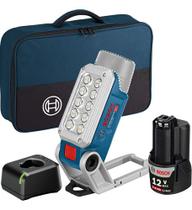 Kit Lanterna Sem Fio Bosch Gli 12v 330 E Bateria Carregador