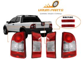 Kit Lanterna Strada 2008 2009 2010 2011 2012 2013 Canto + Tampa + Refletor