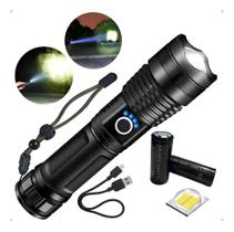 Kit Lanterna Tática T9 Mais Forte Do Mundo Com 2 Baterias Re Kit Lanterna Tática T9 Mais Forte Do Mundo Com 2 Baterias Re