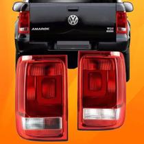 Kit Lanterna Traseira Amarok 2010 2011 2012 2015 Bicolor
