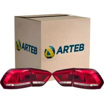 Kit Lanterna Traseira Fox 2015-2018 Original Arteb Fumê High Series Kit Lanterna Traseira Fox 2015-2018 Original Arteb Fumê High Series