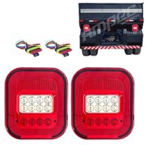 Kit Lanterna Traseira Full Led Universal Marmitao Nix 12 24V