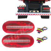 Kit Lanterna Traseira Led 24V Carreta Randon Módulo R Red