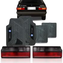 Kit Lanterna Voyage 1991 A 1995 Fume + Jogo Tapete Pvc
