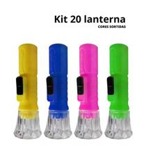 Kit Lanternas Pequenas Chaveiro Led Lembrancinha Colorido