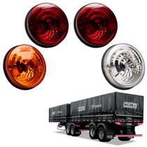 Kit Lanternas Traseiras Noma Metalizadas 125mm 4 unid. Kit Lanternas Traseiras Noma Metalizadas 125mm 4 unid.