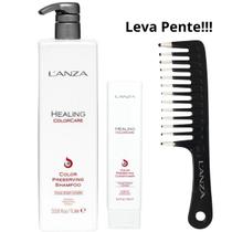 Kit LAnza Healing ColorCare Shampoo 1L e Cond 250ml