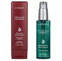 Kit Lanza Healing ColorCare Trauma E Strength Neem Plant Silk Sérum Leave-in Kit Lanza Healing ColorCare Trauma E Strength Neem Plant Silk Sérum Leave-in