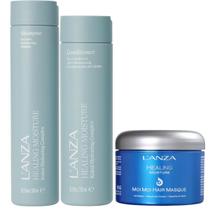 Kit Lanza Healing Moisture 3 Produtos Shampoo, cond e mask