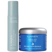 Kit LAnza Healing Moisture Máscara 200ml e Leave-in 200ml