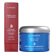 Kit LAnza Healing Moisture Masque e ColorCare Trauma 150ml