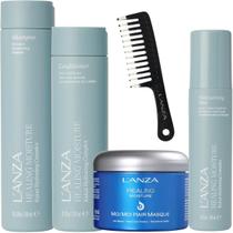 Kit LAnza Healing Moisture Sham/Cond/Mask/Leave-in HOME CARE
