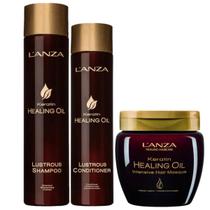 Kit Lanza Healing Oil Shampoo, Condicionador e Máscara Home