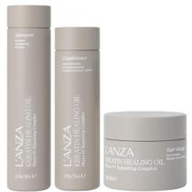 Kit Lanza Healing Oil Shampoo, Condicionador e Máscara Home Kit Lanza Healing Oil Shampoo, Condicionador e Máscara Home