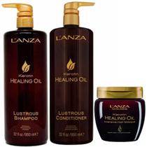 Kit Lanza Healing Oil Shampoo, Condicionador e Máscara