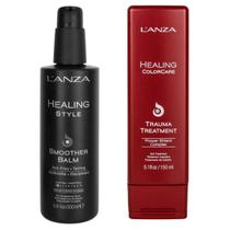 Kit Lanza Smoother Balm 250ml e Colorcare Trauma 150ml