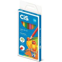kit Lápis de Cor Cis Plastic 12 Cores Pct c/6 Estojos !! kit Lápis de Cor Cis Plastic 12 Cores Pct c/6 Estojos !!