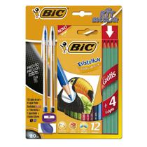 Kit Lápis de Cor Evolution 20 Itens BIC Colorido Kit Lápis de Cor Evolution 20 Itens BIC Colorido