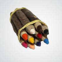 Kit Lápis em Madeira Artesanal