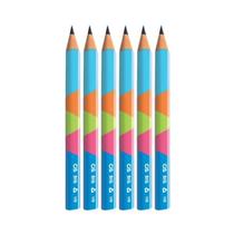 Kit Lapis Escolar Preto Triangular Big Jumbo Grafite HB Cis Kit Lapis Escolar Preto Triangular Big Jumbo Grafite HB Cis