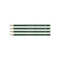 Kit Lápis Grafite Técnico 9000 2B/4B/5B/6B Sextavado Com 4 Unidades - Faber Castell