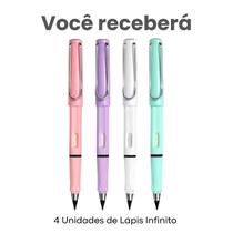 Kit Lápis Infinito Com Borracha Eterno Durável Equivale A 100 - Escolha Seu Kit