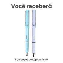 Kit Lápis Infinito Que Não Aponta Lápis Eterno Corpo Tom Pastel - Escolha Seu Kit